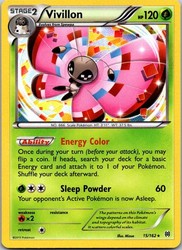 Vivillon 15/162 XY BREAKthrough Holo Rare