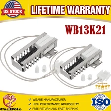 Set of 2 Oven Igniter Replacement for GE Samsung Hotpoint Kenmore Gas Range New