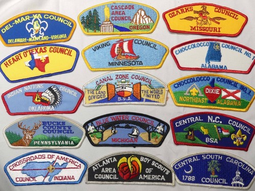 NobleSpirit (DF) Boy Scouts BSA Council Shoulder Patch Lot Vintage 200+ - Picture 3 of 12