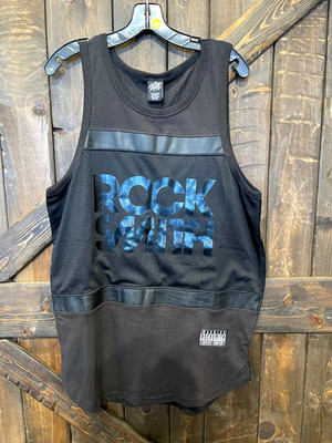 Rocksmith Men Black Stratus  Tank Shirt  - Size Large
