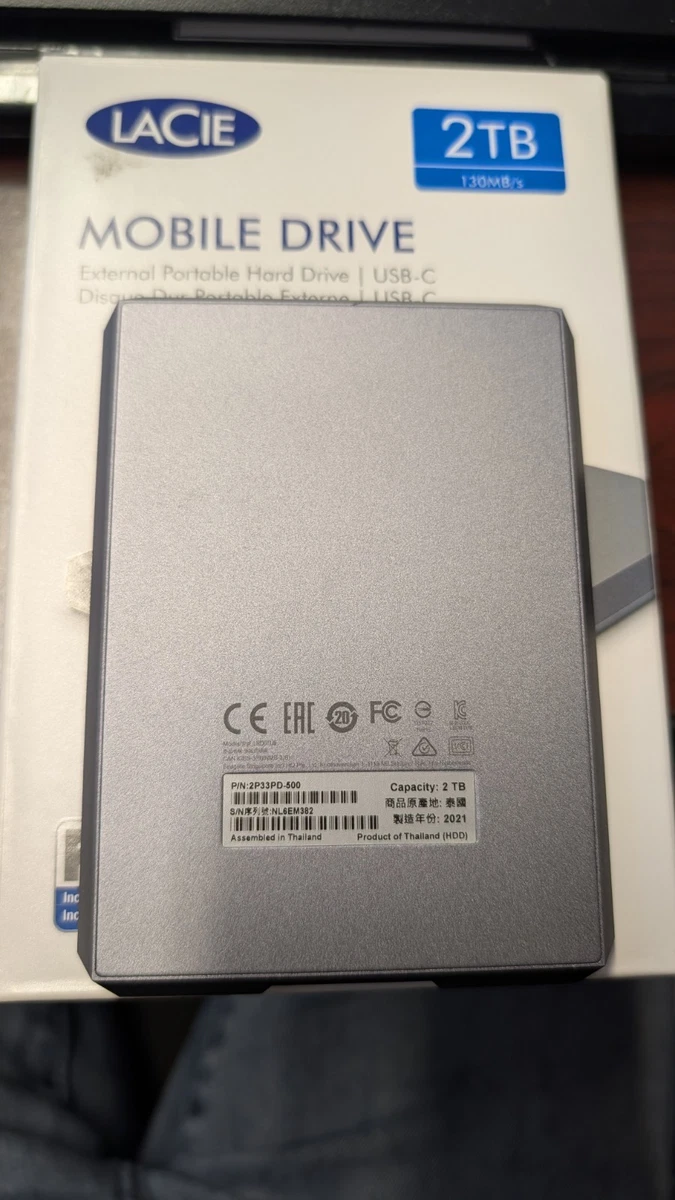 LaCie USB-C 2TB Storage Capacity Hard Drives (HDD, SSD & NAS) for