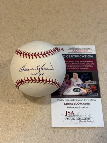 Harmon Killebrew signed OML baseball w/ HOF 84 * JSA *
