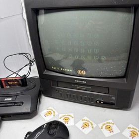 Sega Genesis Core System MK-1631 w/Primal Rage 1 Controller/cords **Working