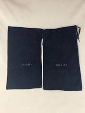 Prada Dust Bags Navy Blue Great Condition Lot Of 2 Bags 13 1/2 X 8