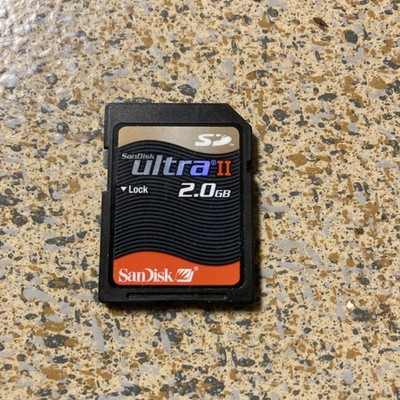 SanDisk Ultra II 2GB SD Camera Memory Card