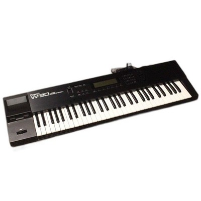 Roland W-30 Sampling Workstation Keyboard 61 Keys Vintage w/ Disks