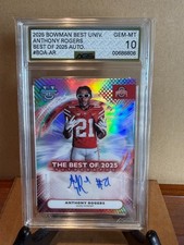 2025 BOWMAN BEST UNIVERSITY BEST OF 2025 AUTO ANTHONY ROGERS - AGS 10