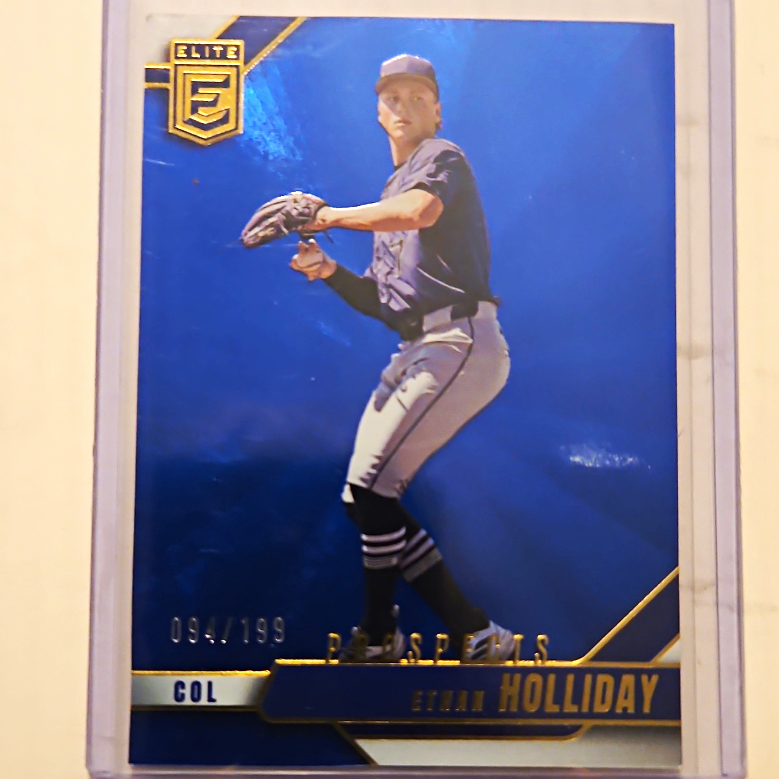 Panini 2026 Donruss Elite Baseball Elite Prospects Ethan Holliday #136 094/199