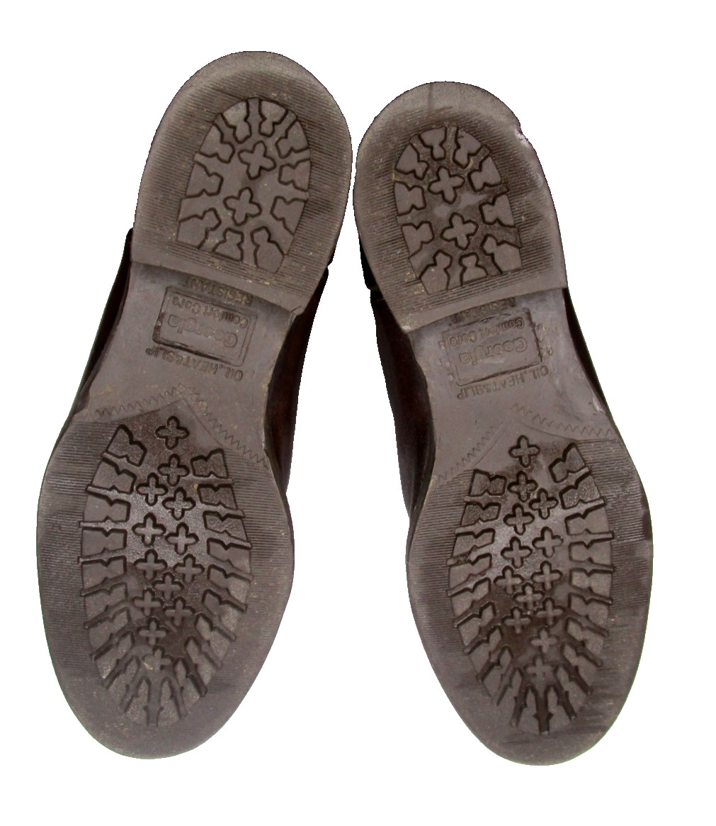 NEW~White Mountain Chastity Mid-Calf Leather Faux Fur Boot Women's SZ 9 Black