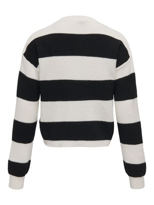 Kids Only Mädchen Pullover Gr. 122-164 KOGFRANCA SHORT L/S STRIPE KNT