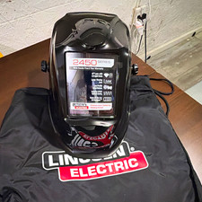 Lincoln Electric 2450 Series Auto Darkening Welding Helmet Black 4 Sensor Grind