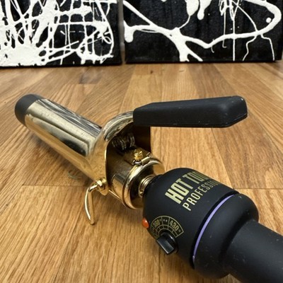 HOT TOOLS Professional Gold Extra Long Curling Iron Wand 1 1/4'' HT1110XL