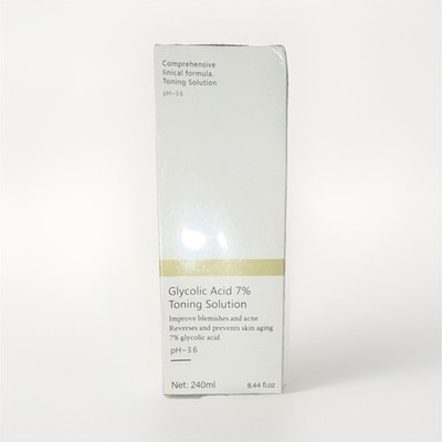 Glycolic Acid 7% Toning Solution pH 3.6 8.44 fl oz Aloe Vera Ginseng