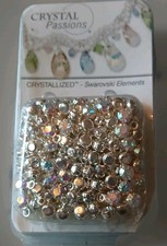 144 Swarovski Drop Crystal Beads Article 5500,9x6mm Crystal AB, PP32 size