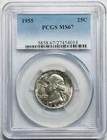 1955 P Washington Quarter PCGS MS-67