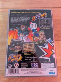 Saturn Bomberman Sega Saturn Hudson Soft Multiplayer NetLink Manual NTSC-U/C