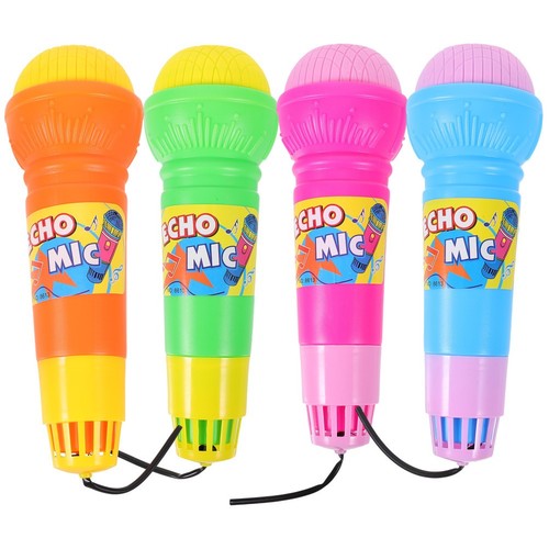 Lot De 5 Microphones Factices Ifundom – Jouets De Scène Pour Enfants, Accessoires De Jeu De Rôle, Fêtes Et Carnaval (16,5 Cm)