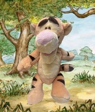 Disney Baby Tigger Plush Stuffed Animal Rattle Bell Crinkle Ears Winnie Pooh