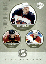 2002-03 Upper Deck Vintage DANY HEATLEY / ILYA KOVALCHUK / KRISTIAN HUSELIUS #31