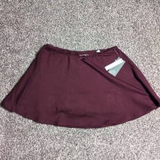 Wild Fable Burgundy Seamless Mini Skort Size Medium Skirt