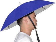 NEW-Vi Umbrella Hat, 25 inch Hands Free Umbrella Cap for Adults and Kids, Fishi