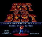 Best Of The Best Karate - Sega Genesis Game Complete