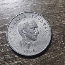 Shell Canada Pierre E Trudeau Canada Prime Minister (1968) Parliament Token