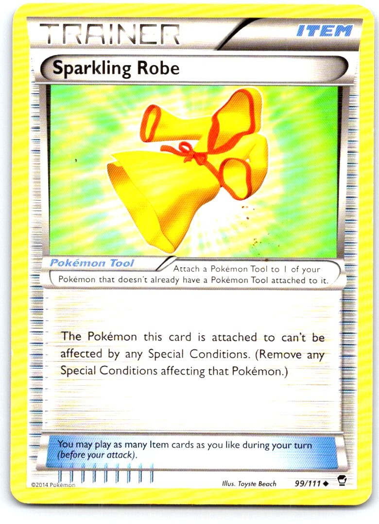 Sparkling Robe 99/111 Uncommon Furious Fists Pokemon Near Mint