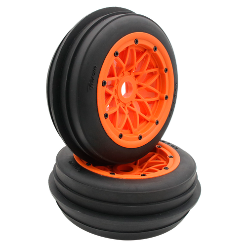 Neumáticos de rueda trasera delantera hexagonal Desert Sand Orange 24 mm 1/5 para HPI Rovan Baja 5B SS - Imagen 11 de 27