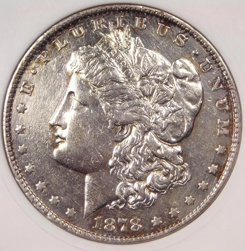 1878 "Open Nostril" Morgan Silver Dollar $1 VAM-14.5 - ANACS AU Dets (Net XF40)