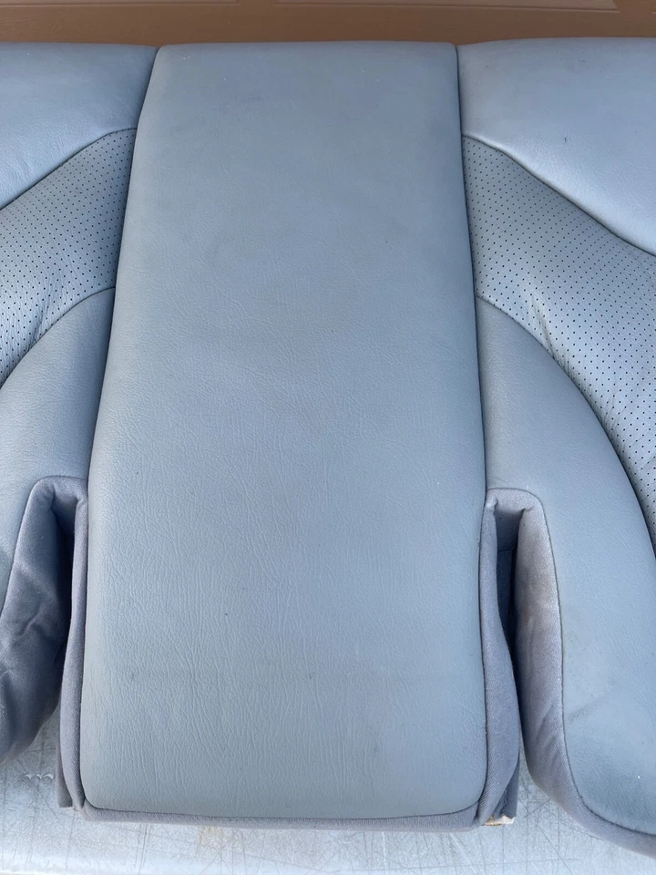 1998 MERCEDES-BENZ S320 W140 LWB ЗАДНЕЕ НИЖНЕЕ СИДЕНЬЕ НИЖНЯЯ ПОДУШКА КОЖА СЕРЫЙ OEM - Изображение 4 из 4