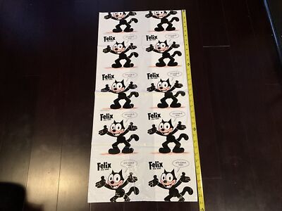 Felix The Cat Let's Clean Up Folks 35 x16  Litter Garbage Bag King Features