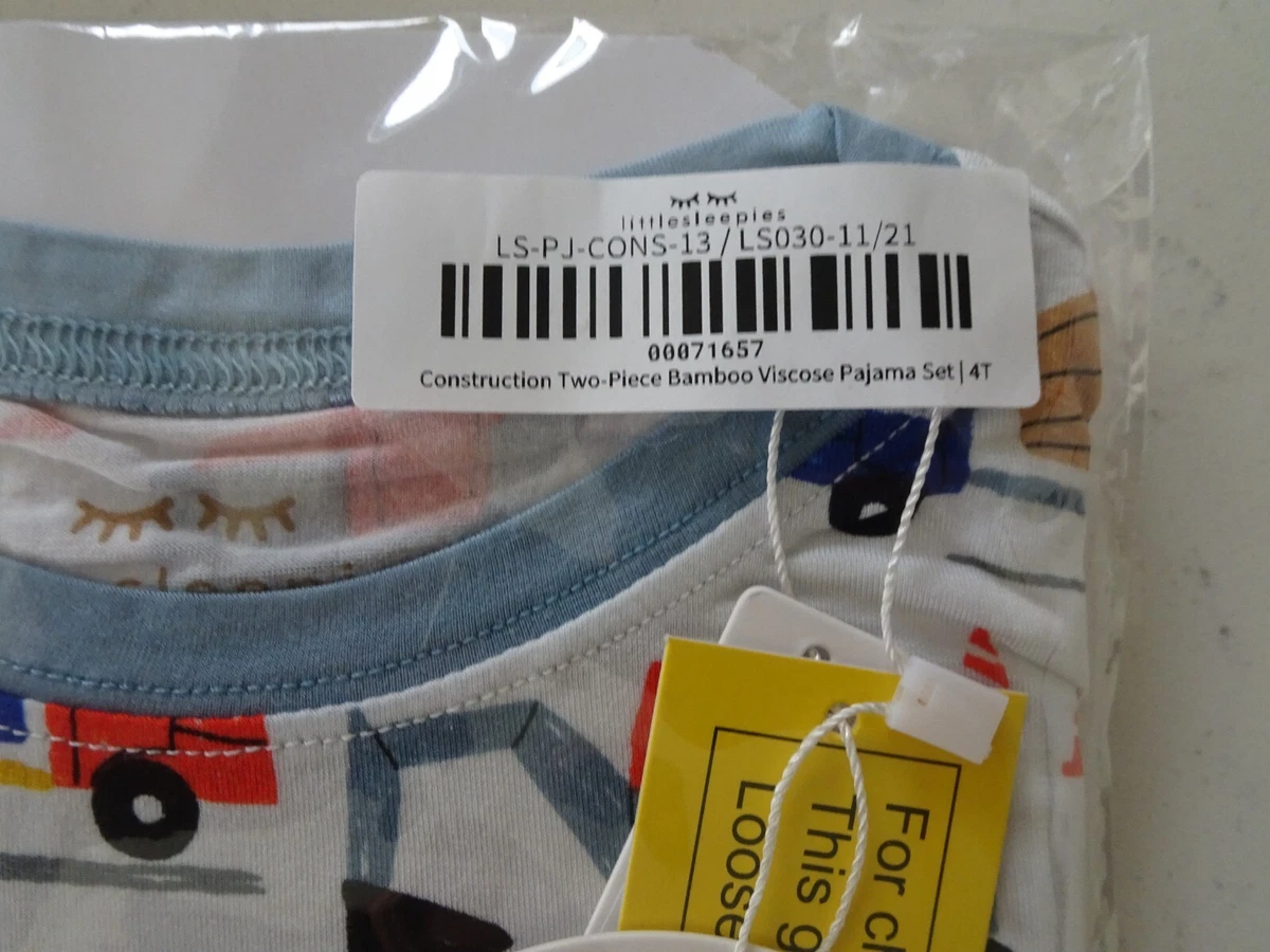 Little sleepies construction pajamas cheap
