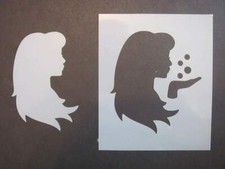 Princess Airbrush Durable Reusable Mylar Stencil Various Sizes Made in USA L723B