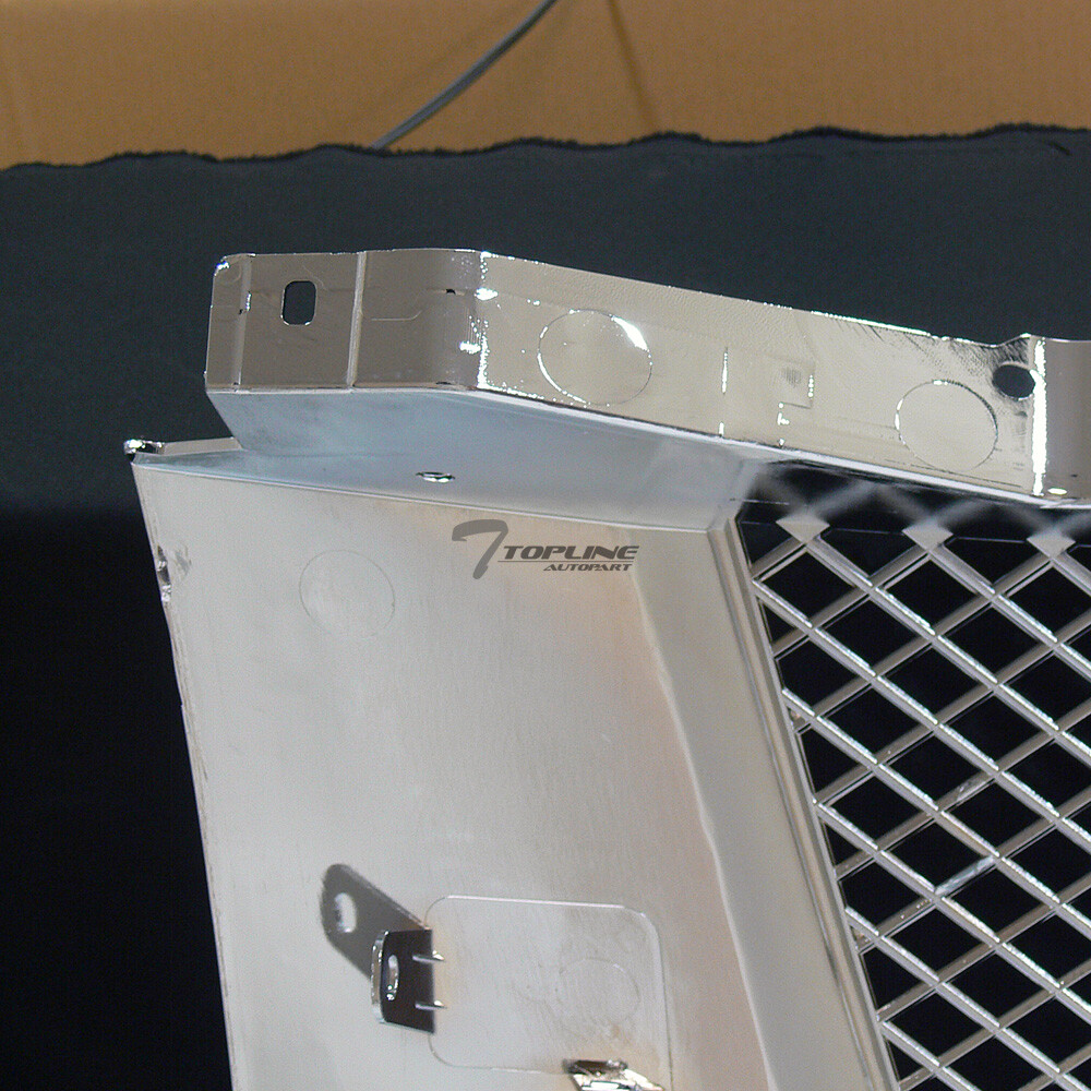Topline Mesh Front Grille – Glossy Black – Fits 2007-2014 Cadillac Escalade/EXT
