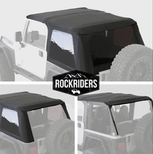 Smittybilt 9973235 Bowless 2-in-1 Combo Soft Top for 1997-2006 Jeep Wrangler TJ
