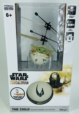 NEW Star Wars Mandalorian the Child Baby Yoda Motion Sensing Flying Helicopter