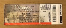 2009 KID ROCK SKYNYRD JULY 17 COMERICA PARK DETROIT CONCERT TICKET STUB 6