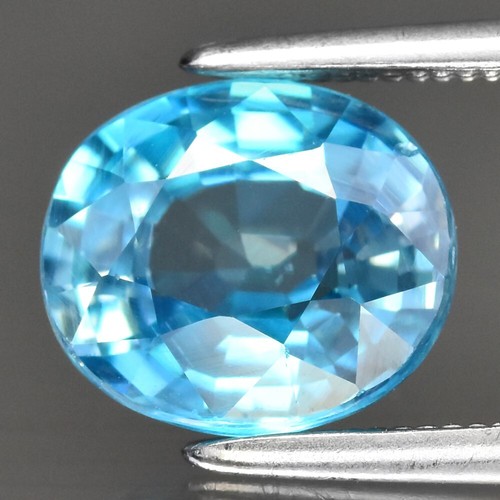 ๐ 2.70ct 8.5x7.3mm VS Cushion Natural Blue Zircon - Gentle Heat Cambodia Gem