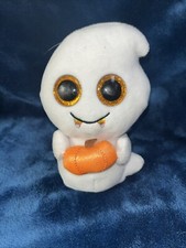 Ty Beanie Boo Ghost Scream Plush with Pumpkin Stuffed Toy 2017 6" NEW