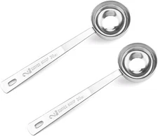 2 Tablespoon Stainless Steel Coffee Scoop - Perfect Measuring Spoon for Ground 