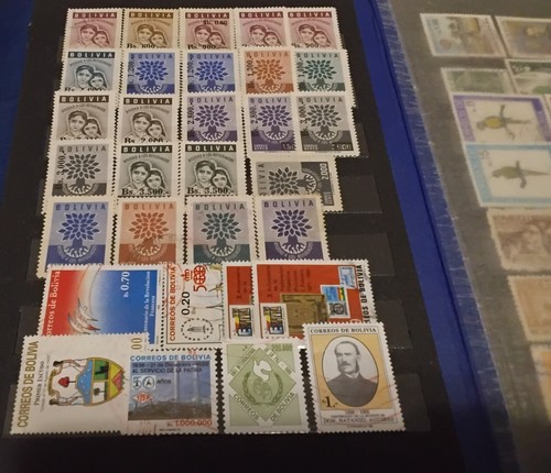 lotto vecchio album Francobolli Bolivia (24 foto) album compreso ! - Foto 15 di 17