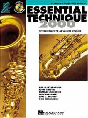 ESSENTIAL TECHNIQUE 2000 - Bb TENOR SAXOPHONE, BOOK 3, w/CD