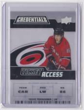 22-23 UD CREDENTIALS TICKET ACCESS INSERT/149 TEUVO TERAVAINEN #TA-TT HURRICANES