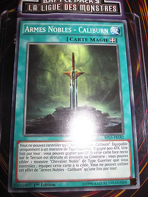 YU-GI-OH! COMMUNE NOBLE WEAPONS CALIBURN BP03-FR182 NEW MINT FRENCH