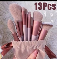 13 PCS Makeup Brushes Set Eye Shadow Foundation Women Cosmetic Brush...