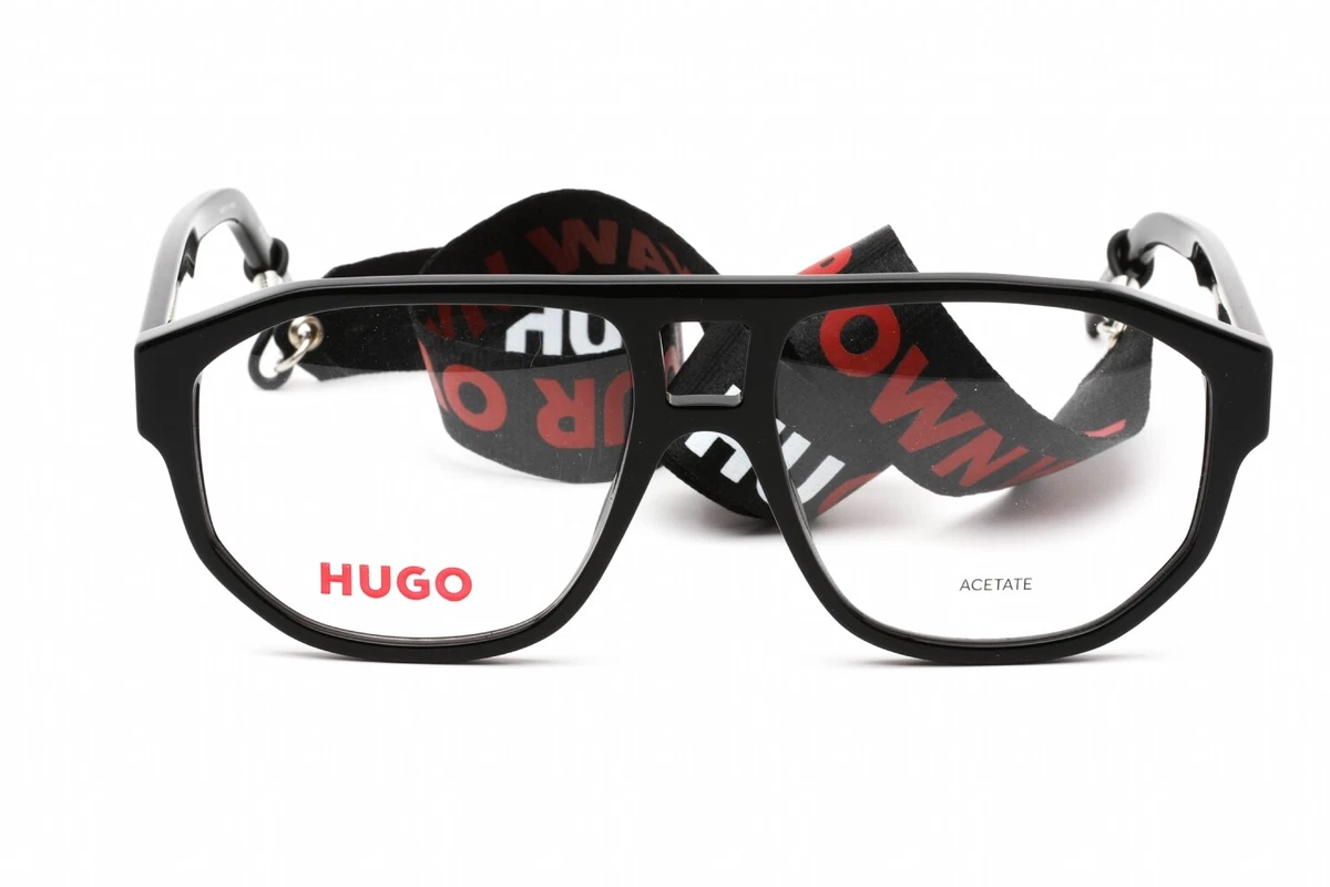 HUGO HG 1221 807 Eyeglasses Black Frame 57mm