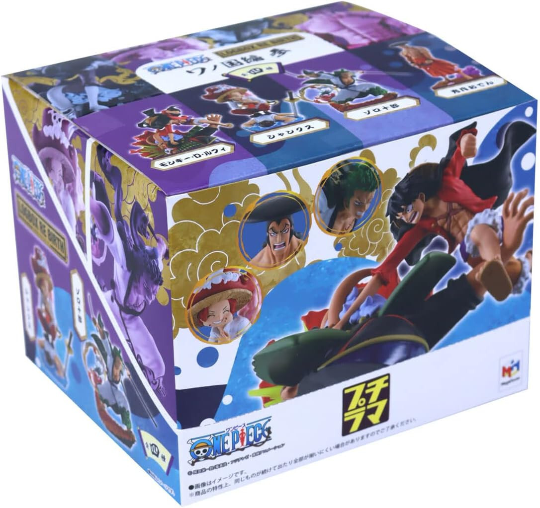 ONE PIECE Log Collection!!　３組セット！！ One Piece Log Box Wanokuni Vol.3 Luffy Zoro Oden 4 figure