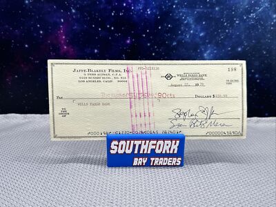 Stephen Jaffe American Orchestra Conductor Duke SIGNED Check JSA Certified