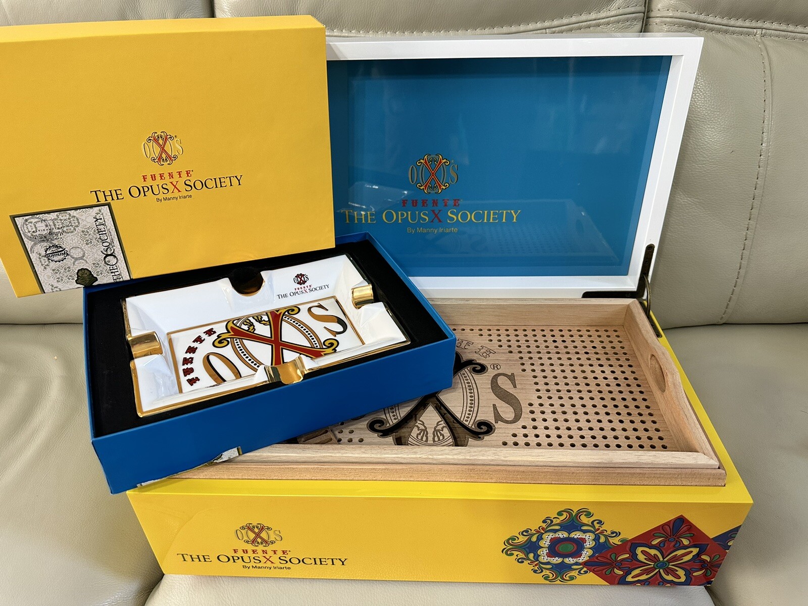 Fuente Opus X Society Humidor And Ashtray eBay